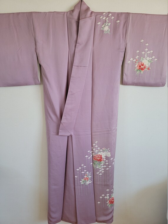 Japanese Silk Kimono Robe Gown Dressinglingerie - Etsy