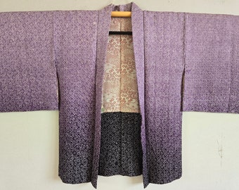 Japanese Silk  KIMONO jacket haori,Shibori,KIMONO Dress,Antique15