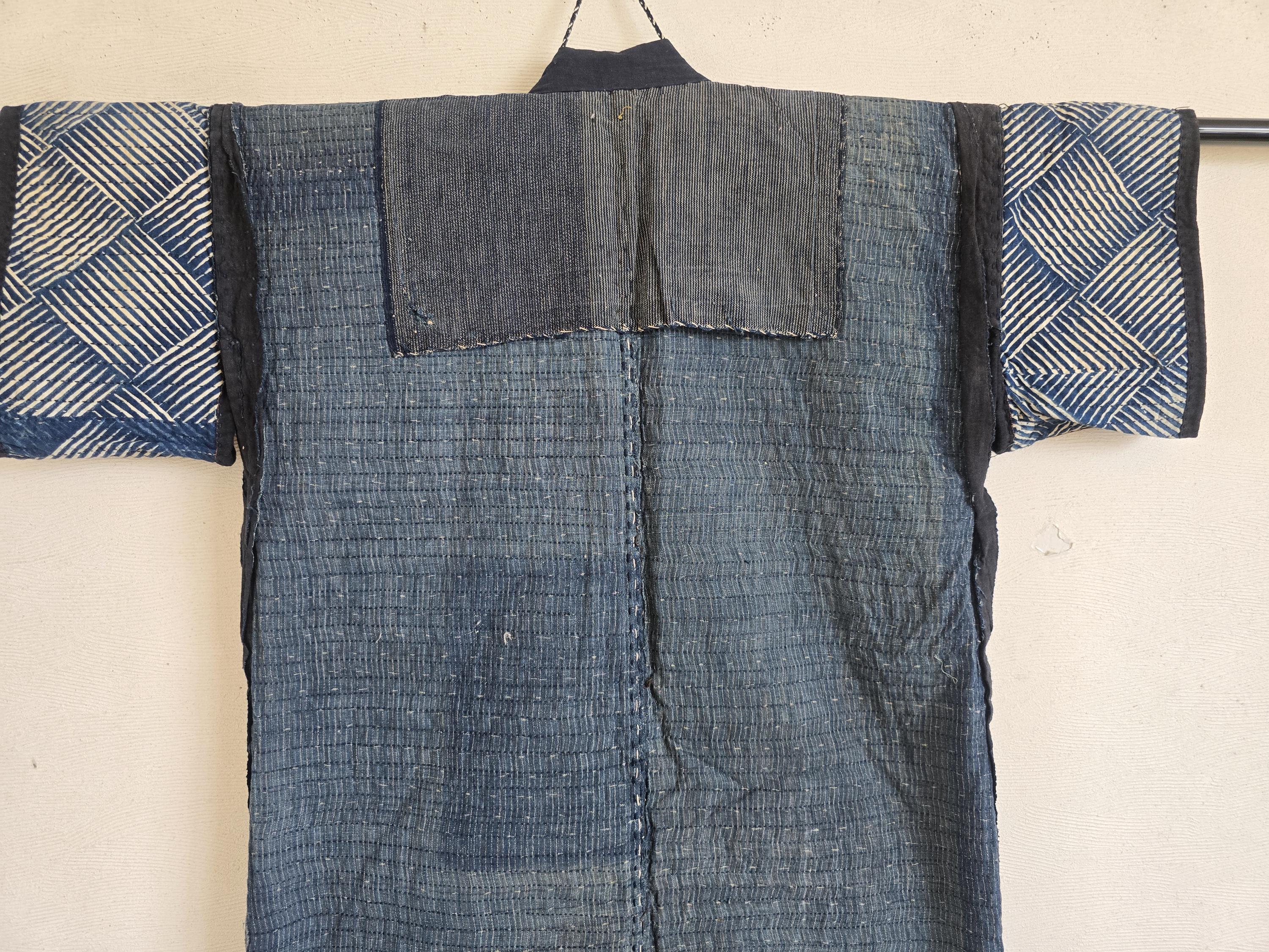 トップス 00s japanese label FUGA cardigan boro For Women, 1930s, Vintage Japanese BORO, SASHIKO, NORAGI, Worker's