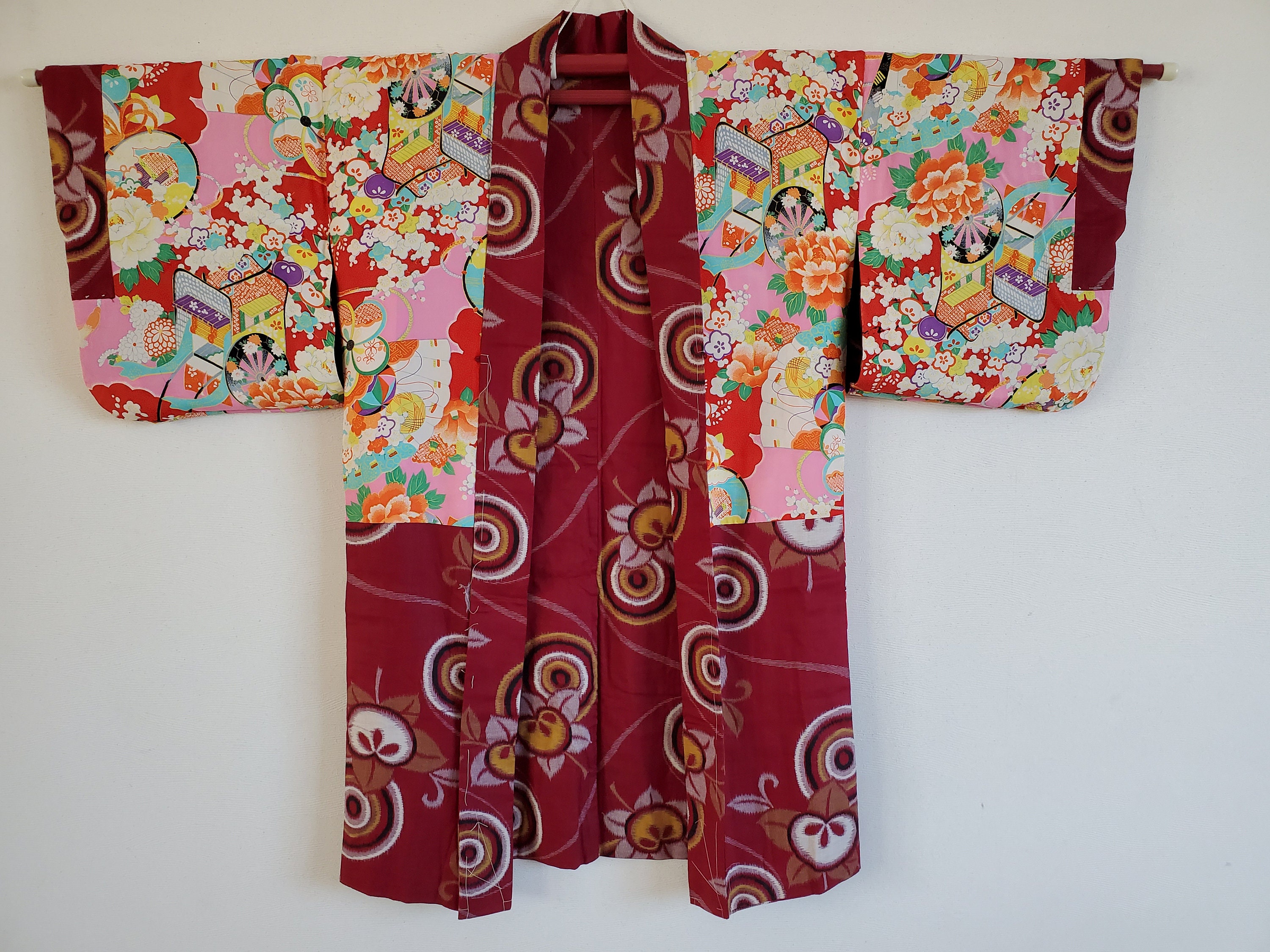 Free ShippingAntique Japanese Cotton KIMONO jacket | Etsy