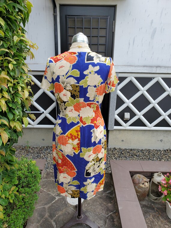 Kimono remake handmade nice pattern remake dress … - image 7