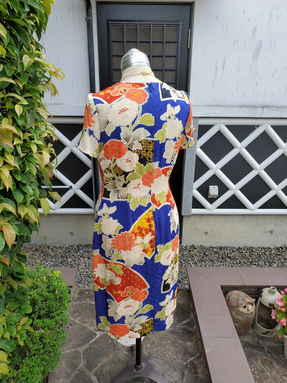 Kimono remake handmade nice pattern remake dress … - image 8