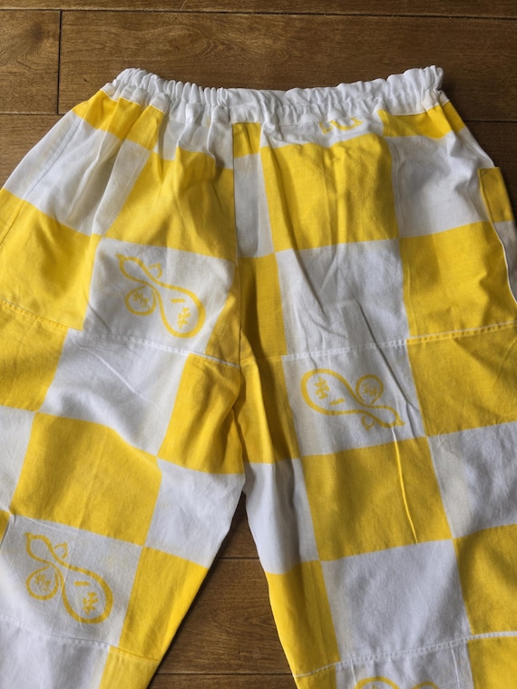 Kimono remake, Tenugui, patchwork, pants - image 10