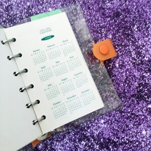 Bon Bon Cat Schedule Book Planner Peach Color Binder Calendar Monthly Weekly Notes Address Memo Notes Vintage bonbon image 5
