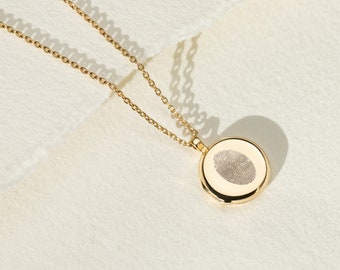 Personalised Fingerprint Photo Locket