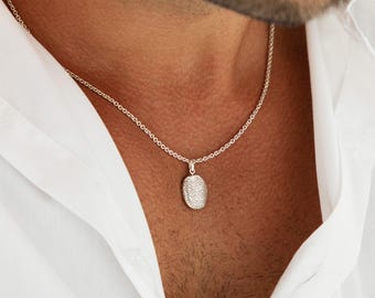 Men’s Dog Nose Print Necklace