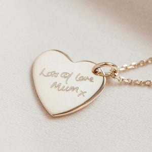 Gepersonaliseerde handschrift bedelketting