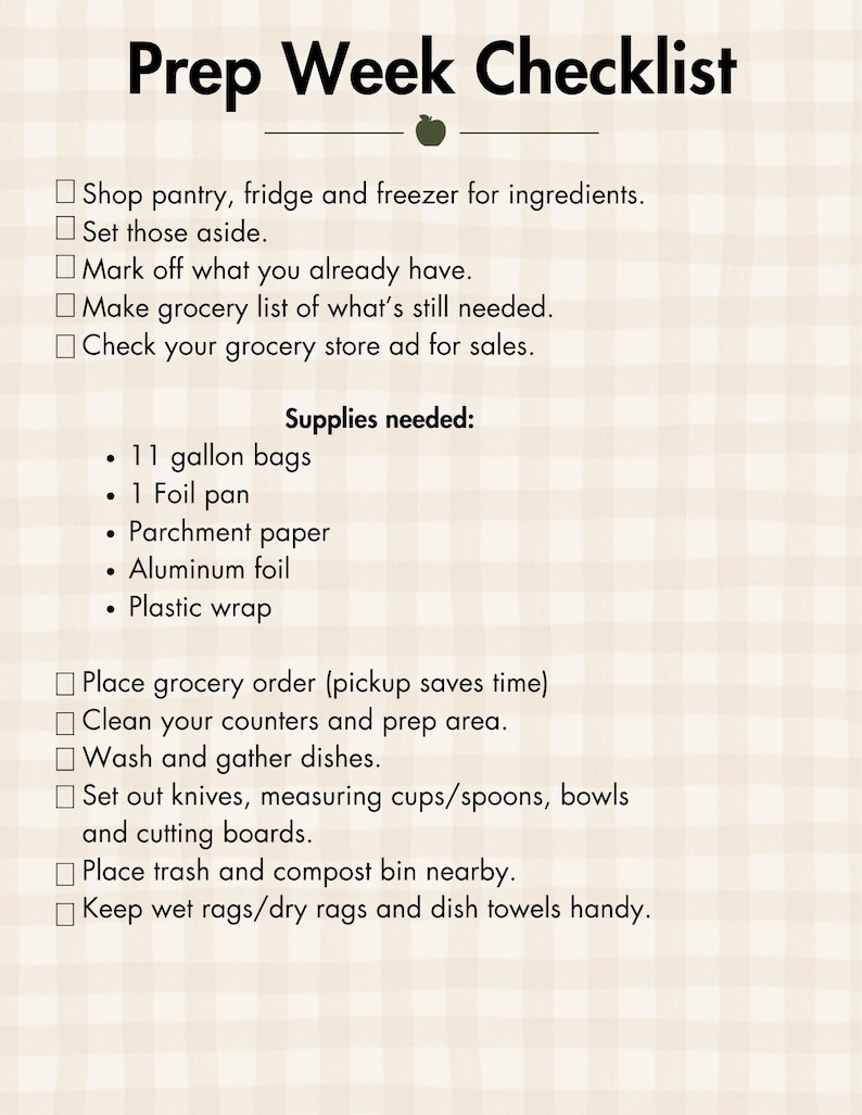 September Meal Planner | 4-week Menu, Recipes & Grocery Lists (PDF ...