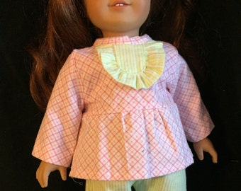 American girl doll getting ready for bed