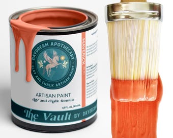 Vibrant Orange Chalk Paint by Daydream Apothecary