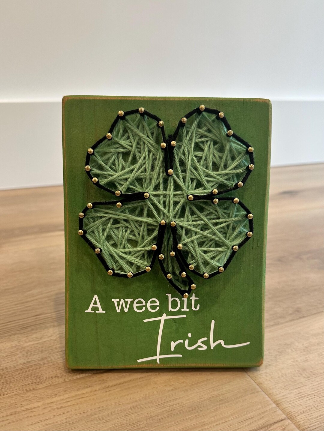 DIY St. Patrick's Day String Art Clover Kit - Etsy