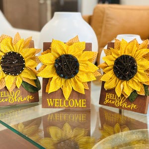 Sunflower String Art Sign | Sunflowers | String Art | Welcome Sign | Hello Sunshine