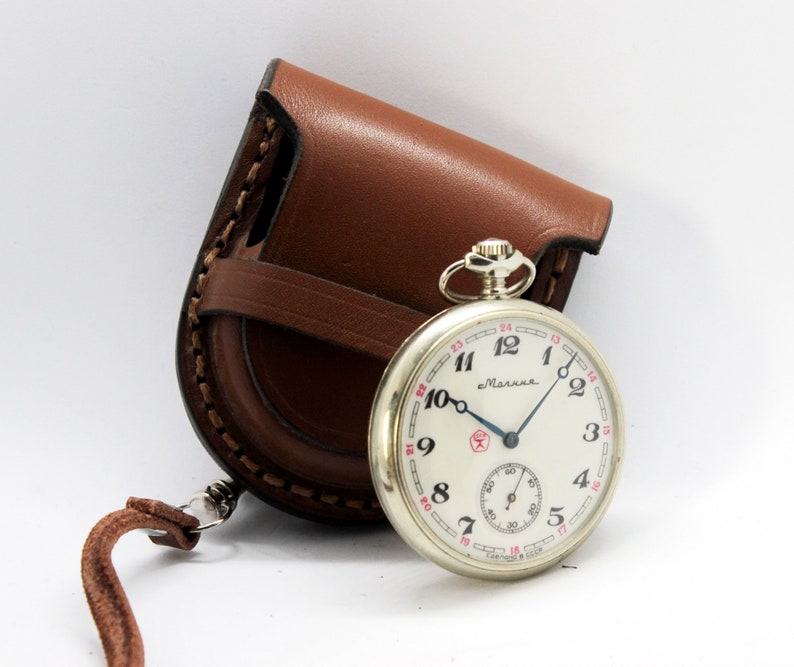 Antique WW1 times New Leather Case for Pocket Watch 4550mm Etsy