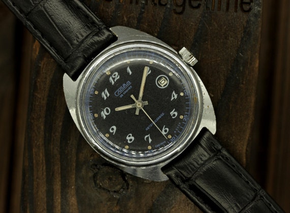 Slava Dress watch 26j mechanical Automatic Russian