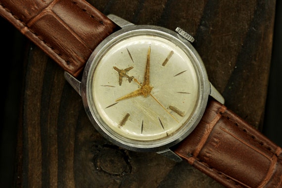 Vintage Soviet Raketa Pilot Plane USSR men's dress
