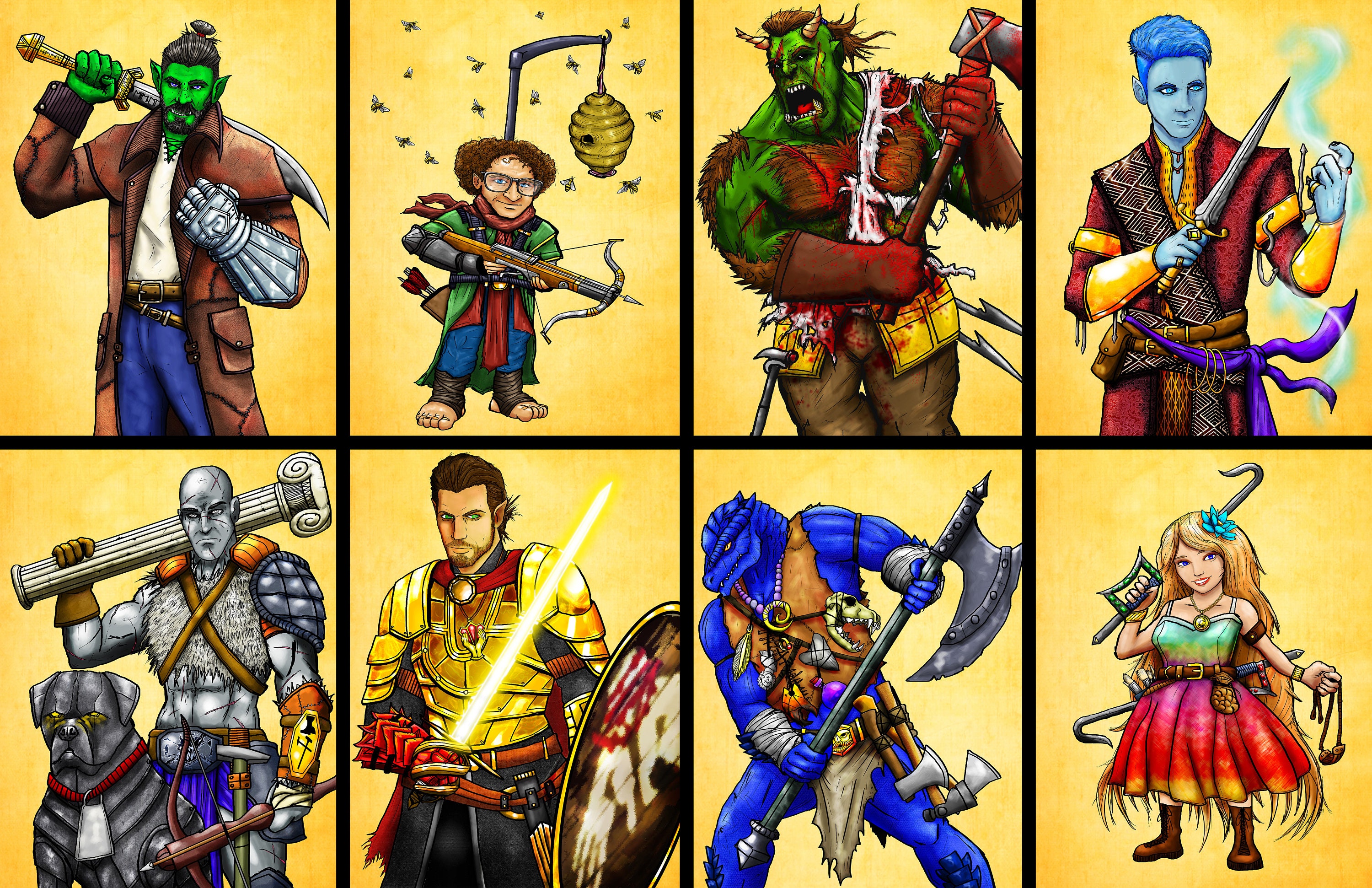 Custom RPG Character Commission | Etsy