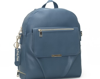 Diaper Bag Backpack - Earthy Blue