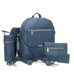 Diaper Bag Backpack (Bundle) - Earthy Blue