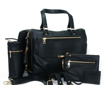 Diaper Bag Tote (Bundle) - Black