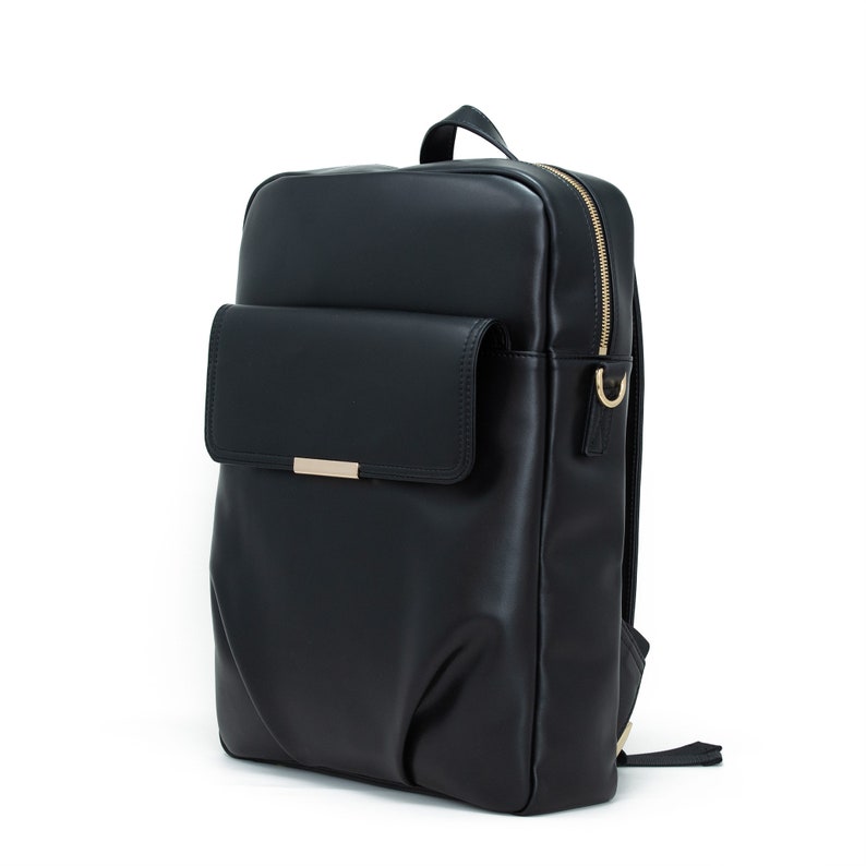 Laptop Bag Backpack Black zdjęcie 3