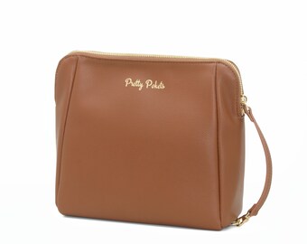 Makeup Bag - Brown