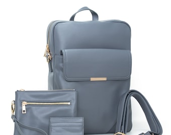 Laptop Bag Backpack - Cool Gray