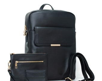 Laptop Bag Backpack - Black