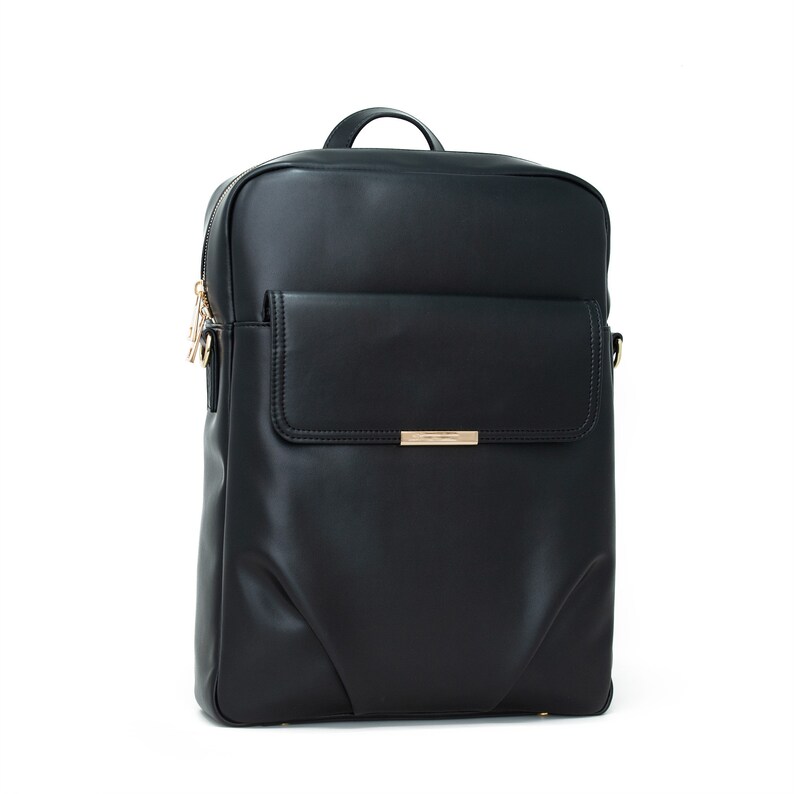 Laptop Bag Backpack Black zdjęcie 2