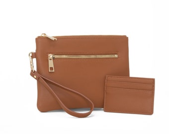 Wristlet Wallet - Caramel