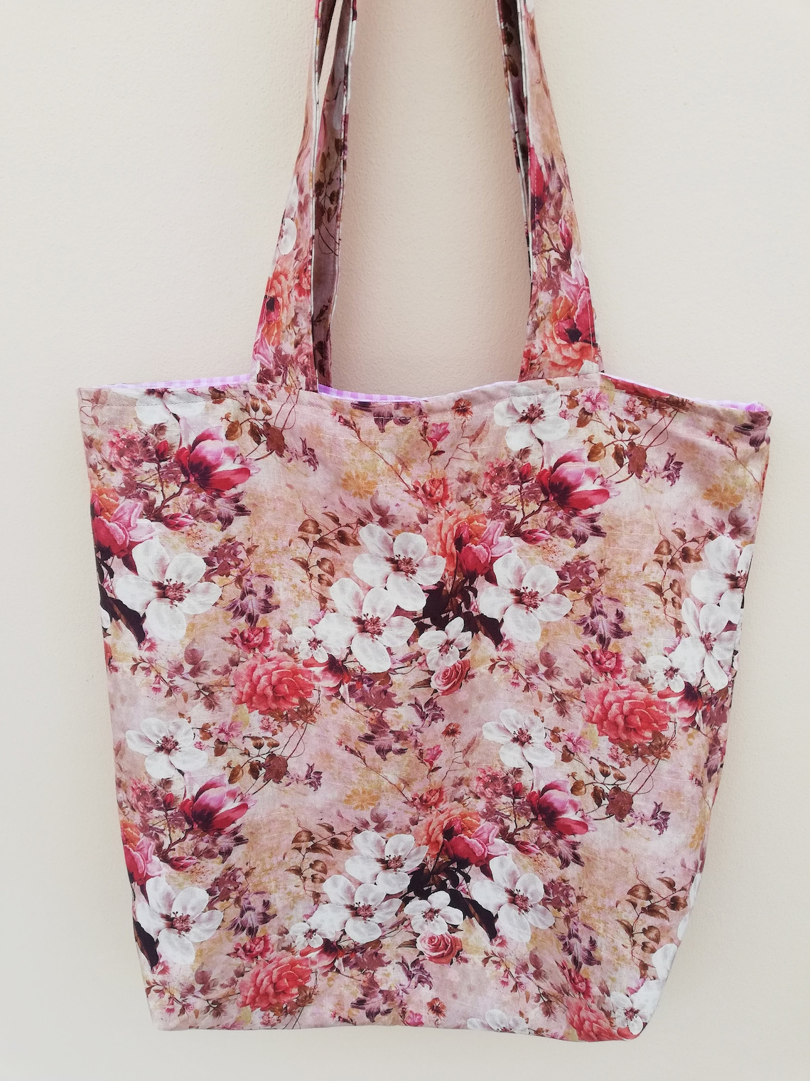 Tote Bags FabricTote bags Shoulder Tote bag Shopping bags | Etsy