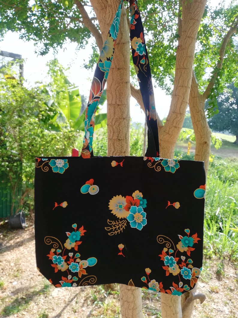 Fabric Tote bags Shopping bags,Grocery bag Reversible Tote Bag,Tote bag for women,Tote Bags Shoulder Tote bag Beach bags
