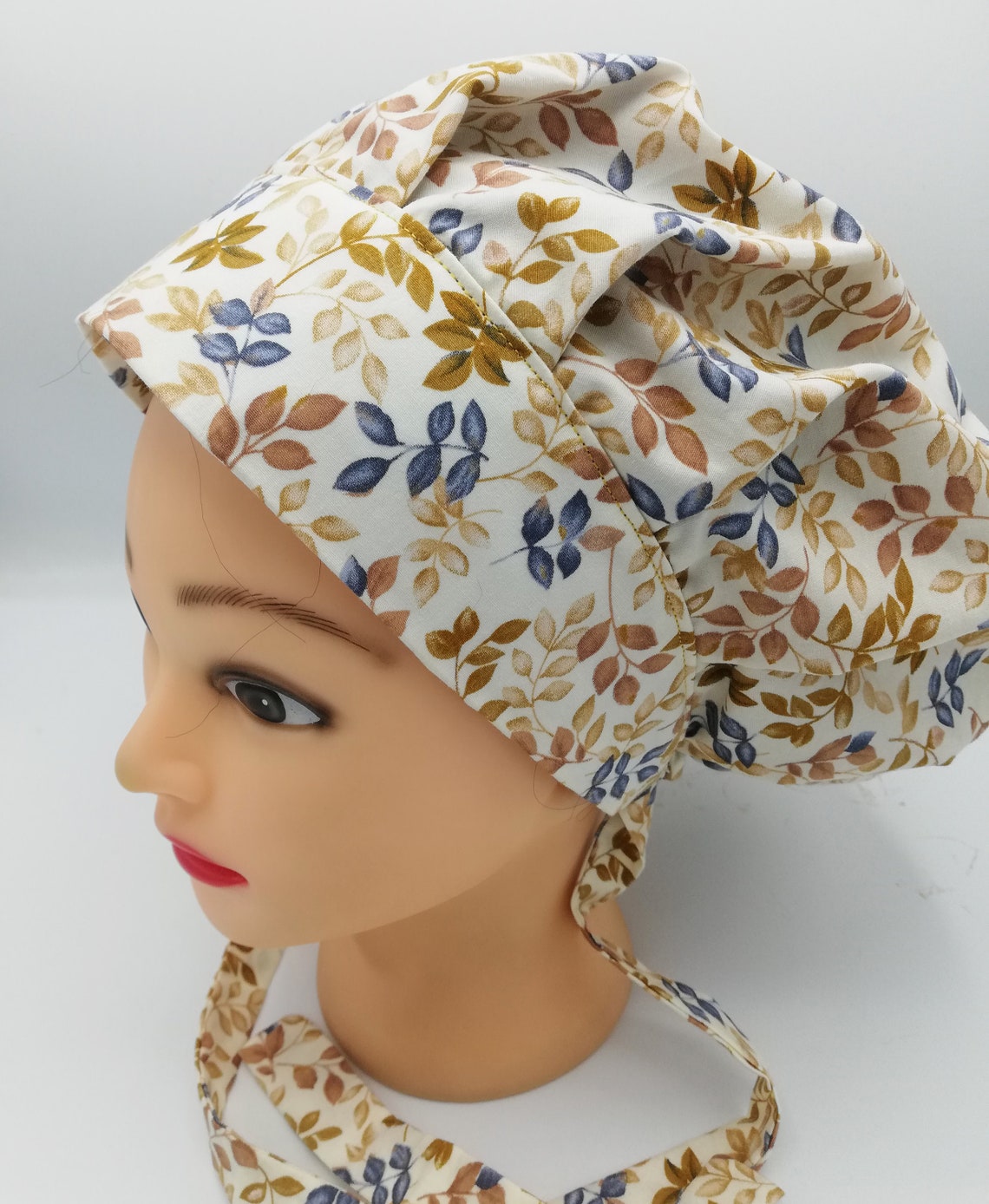 Tommhanes Bouffant Surgical Scrub Hat - One Size Fits Most, Multiple Colors, Cotton Elastic