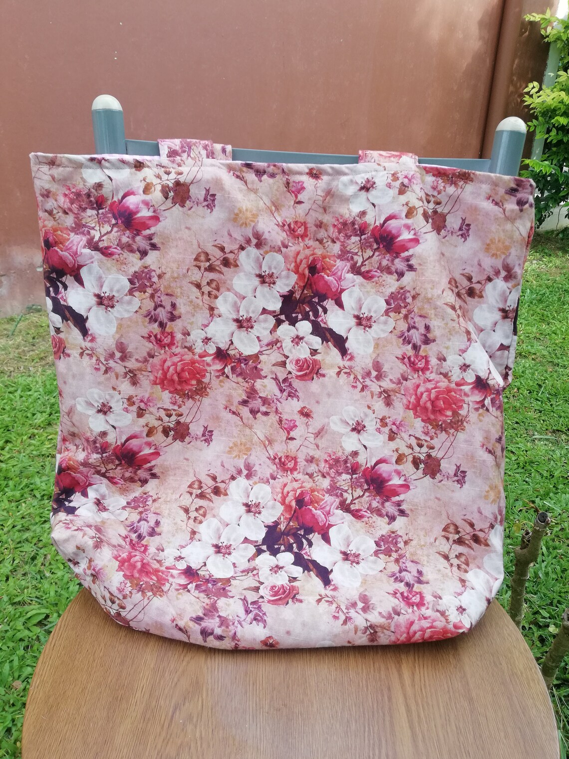 Tote Bags FabricTote bags Shoulder Tote bag Shopping bags Etsy