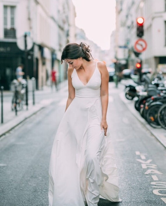 Abito da sposa rosa chiaro tulle al quarzo rosa pizzo bianco | Etsy Italia