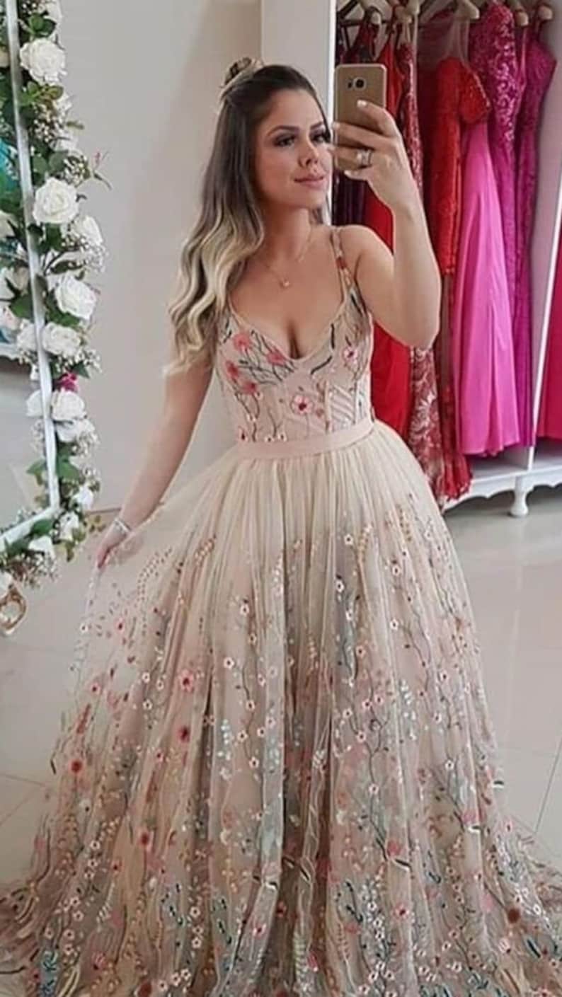 Floral Lace Wedding Dress main image 0