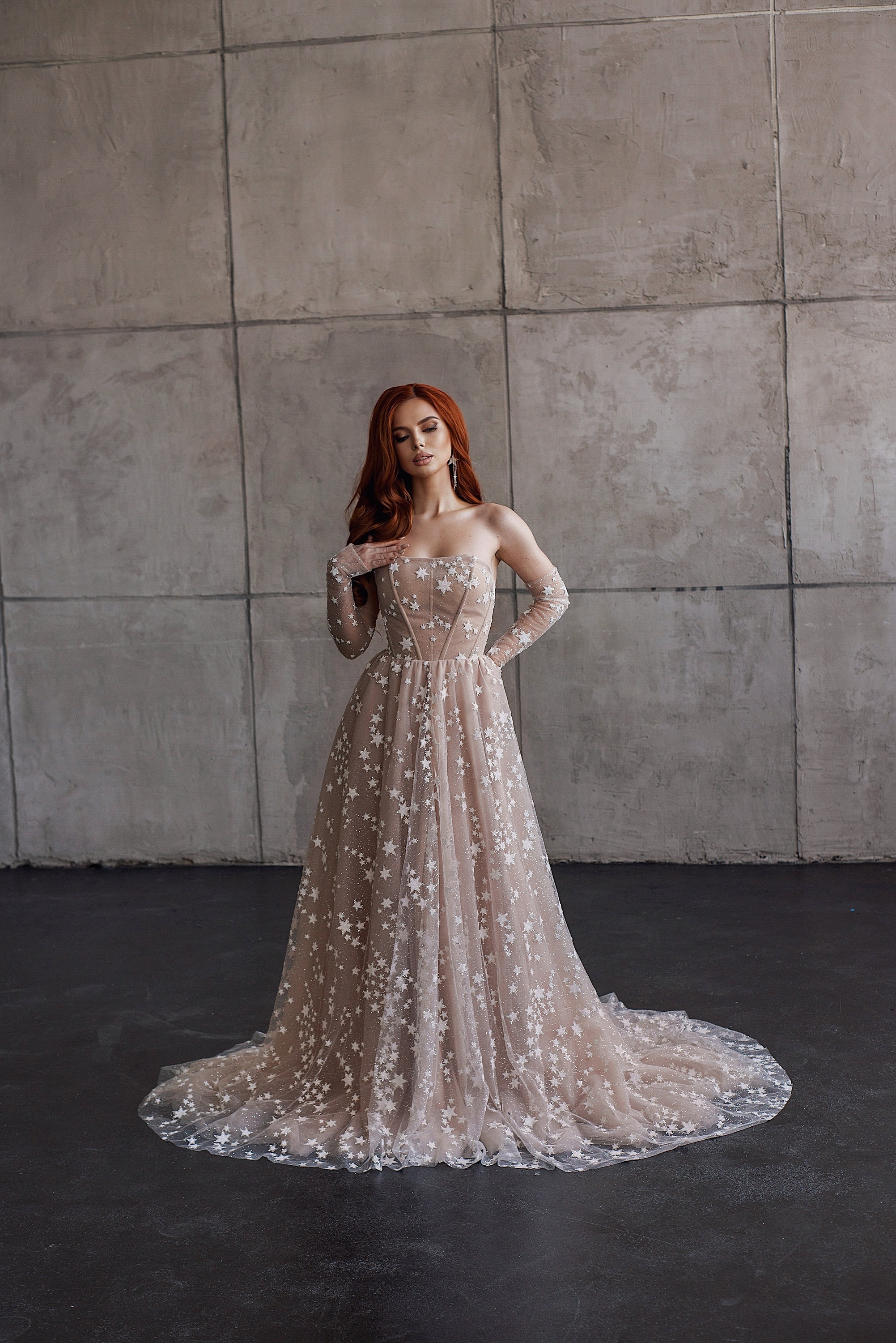 long sleeve fitted formal dress Mirabella Long Sleeve Fitted Evening Dress