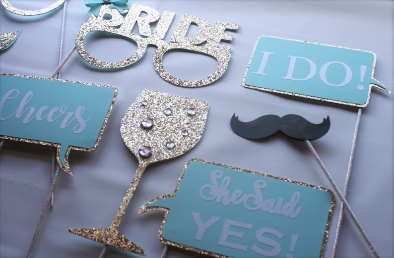 Wedding Photo Booth Props Custom Photo Props Engagement Party Etsy