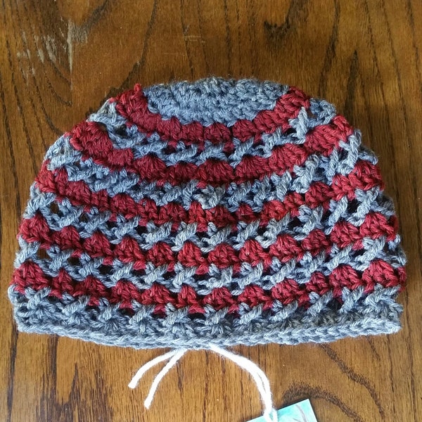 Unisex skullcap, lightweight crochet Hat, handmade crochet hat, lightweight beanie for women, small beanie for men, beatnik hat