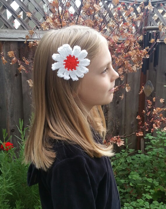 Wildflower Crochet Clips