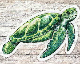 Vintage lot of 20 Embroidery Iron On turtle power Patch
