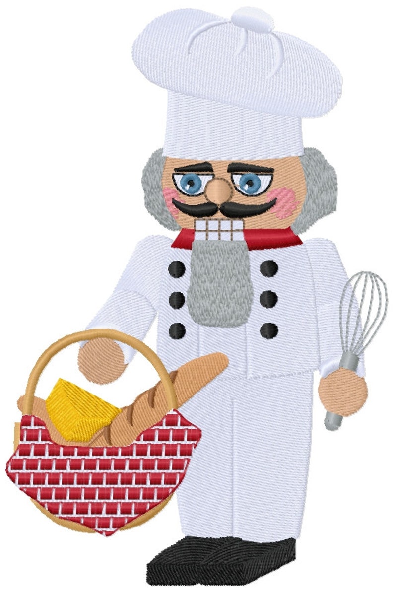 Baker Nutcracker Ironon Patch Available in 2 Sizes Etsy