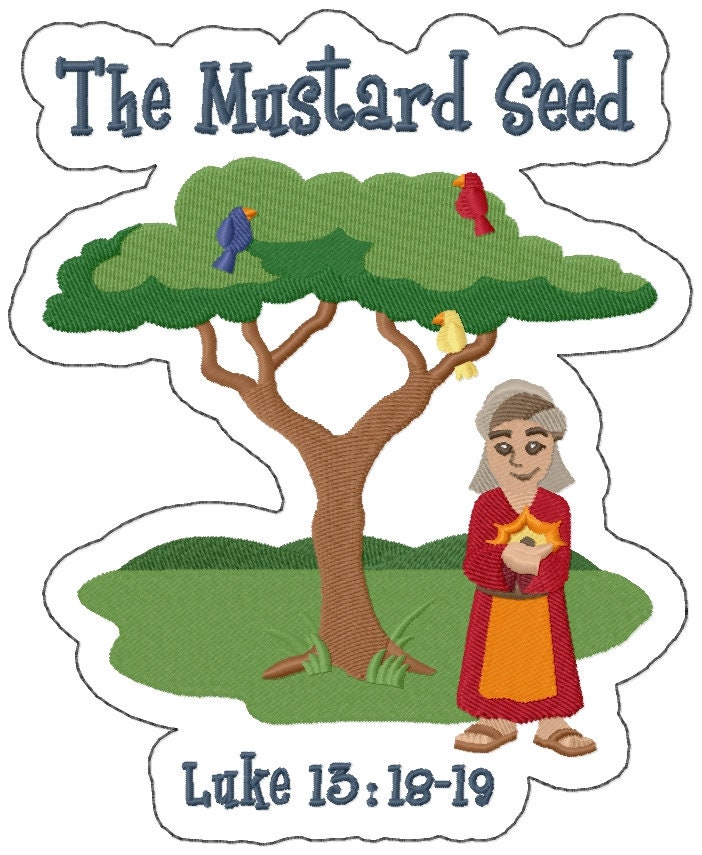 The Mustard Seed Luke 13:18-19 X Inches - Etsy The Mustard Seed Luke 13:18-19 X Inches - Etsy