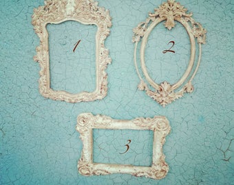 Portafoto Shabby Chic Biscottini Made In Italy - Cornice Vintage Resina 26x31 Cm