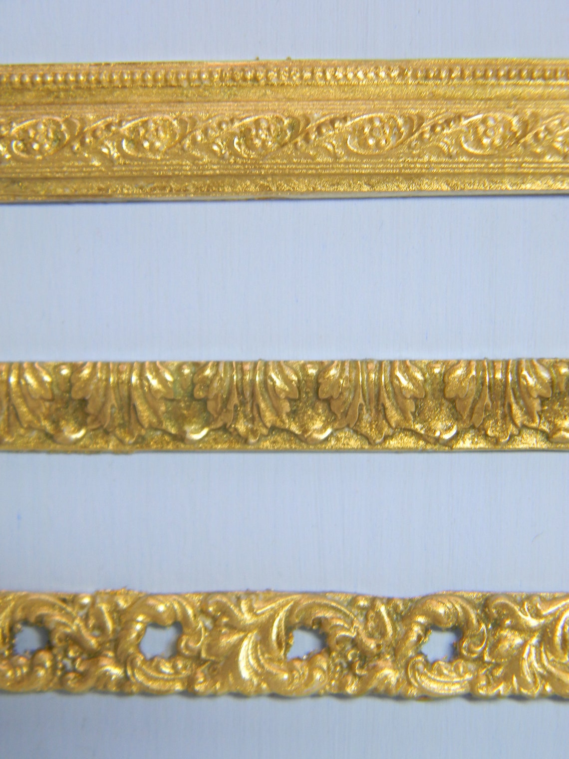 Dollhouse Gold Trim Miniature Gold Molding Moulding Linth Etsy