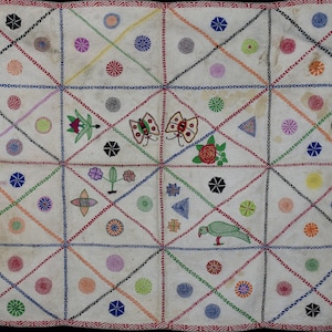 Kantha vintage embroidery