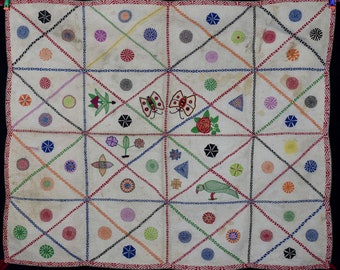 Kantha vintage embroidery
