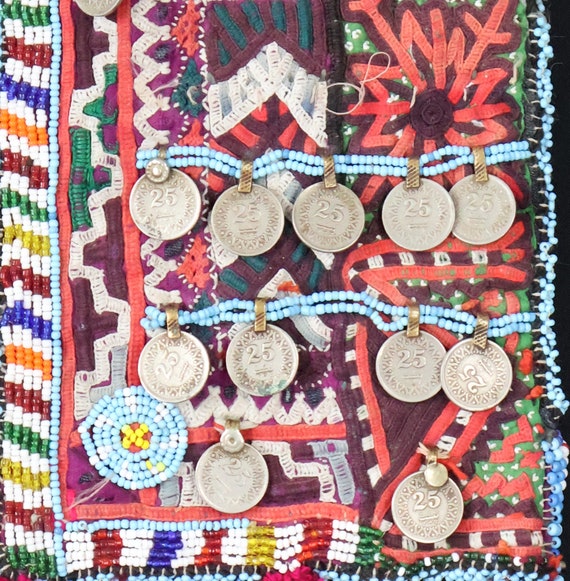 Antique Patchwork Afghan Purse (2) - image 2