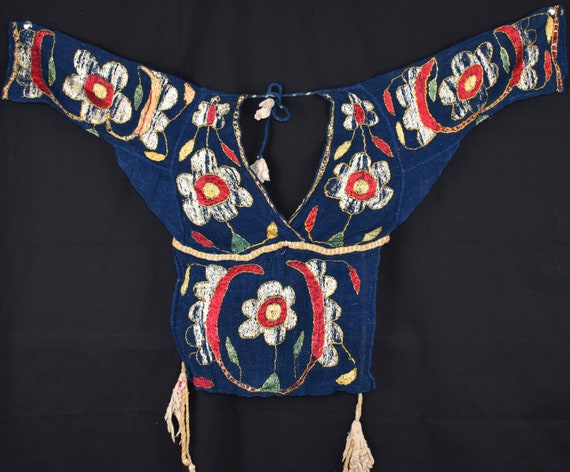 antique Indigo blouse