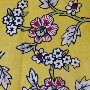 Turkish block printed square -Bocha