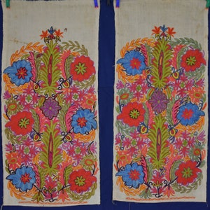Pair Greek embroidered Panels